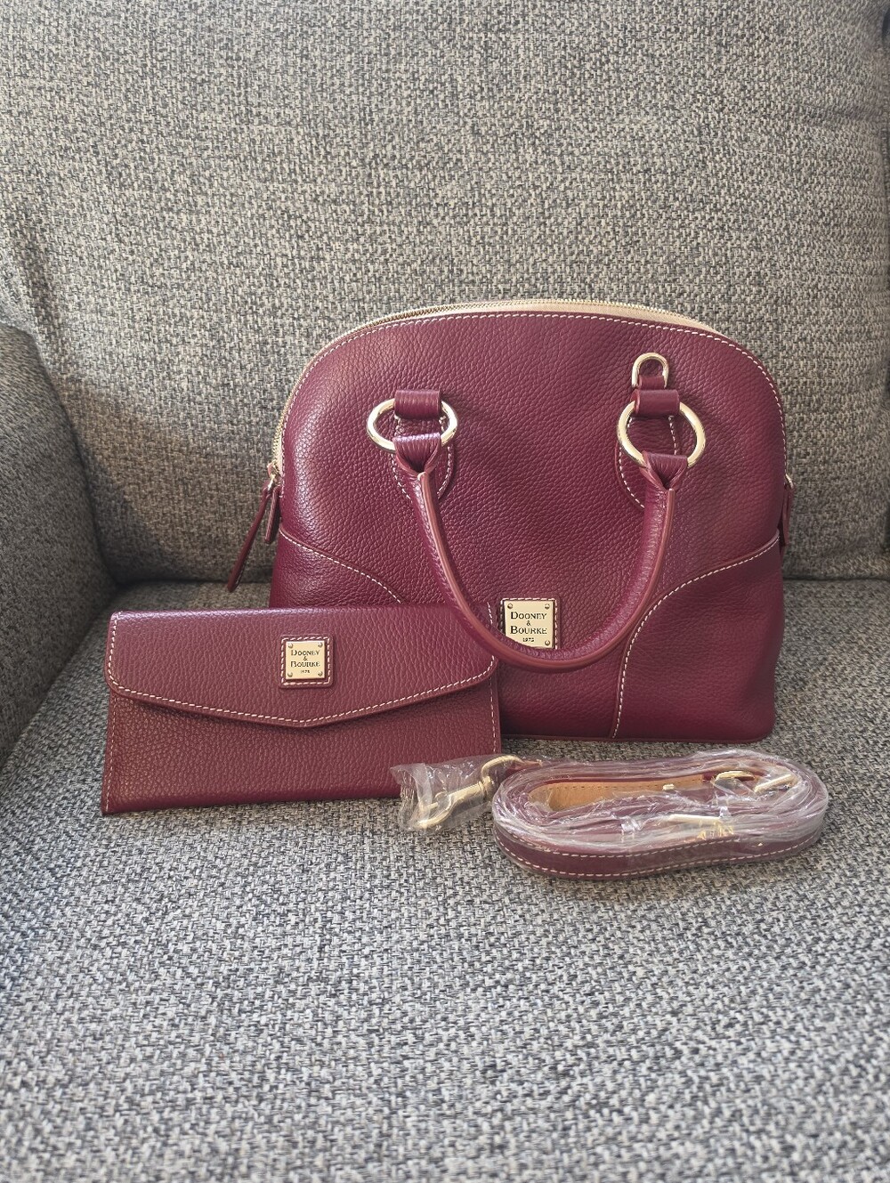 Dooney & Bourke Large Lucca Satchel And Wallet